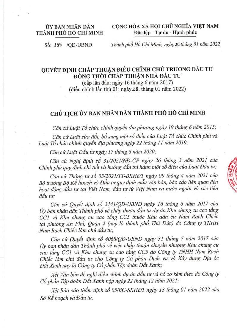 Quyết định phê duyệt quy hoạch 1/500 (trang 2)